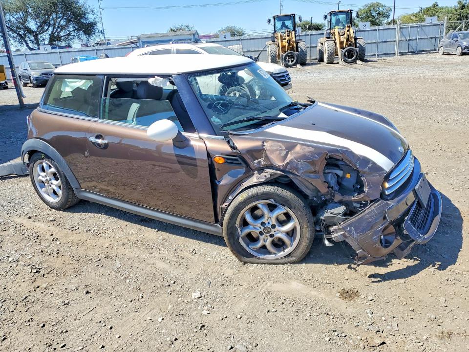 2012 Mini Cooper VIN WMWSU3C59CT256028 COPART salvage auction — FRONT END, Ca - Salvage Certificate, sold $175 on 2026-07-16 (photo 4)