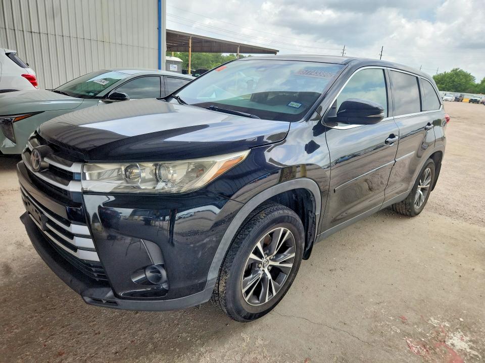 2019 Toyota Highlander VIN 5TDBZRFH4KS731255 COPART salvage auction — MINOR DENT/SCRATCHES, TX - CERTIFICATE OF TITLE, sold $9,400 on 2026-07-16 (photo 1)