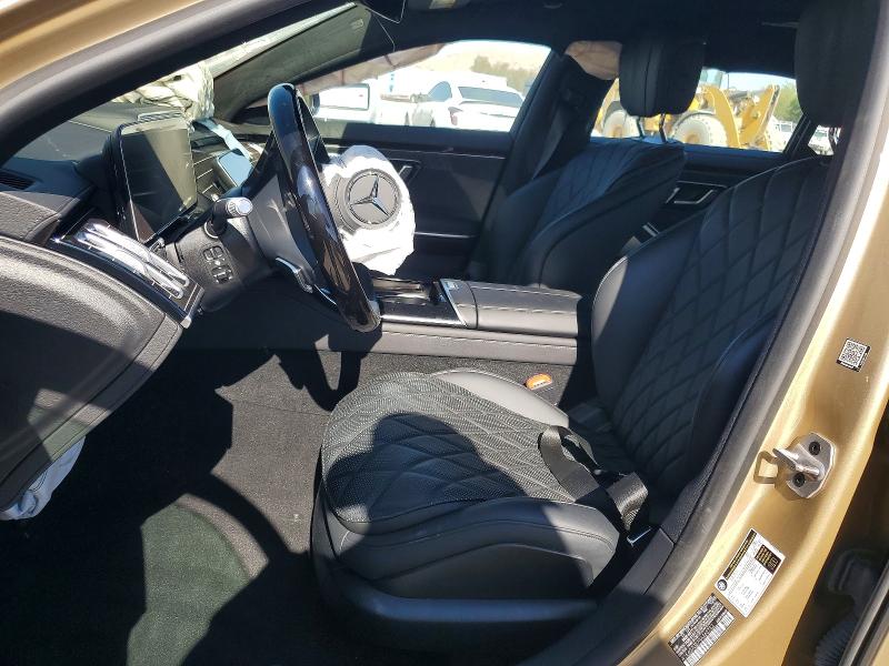 2024 Mercedes-benz S-klasse VIN W1K6G7GB7RA263752 COPART salvage auction — FRONT END, NV - SALVAGE TITLE, sold $38,750 on 2026-07-30 (photo 7)