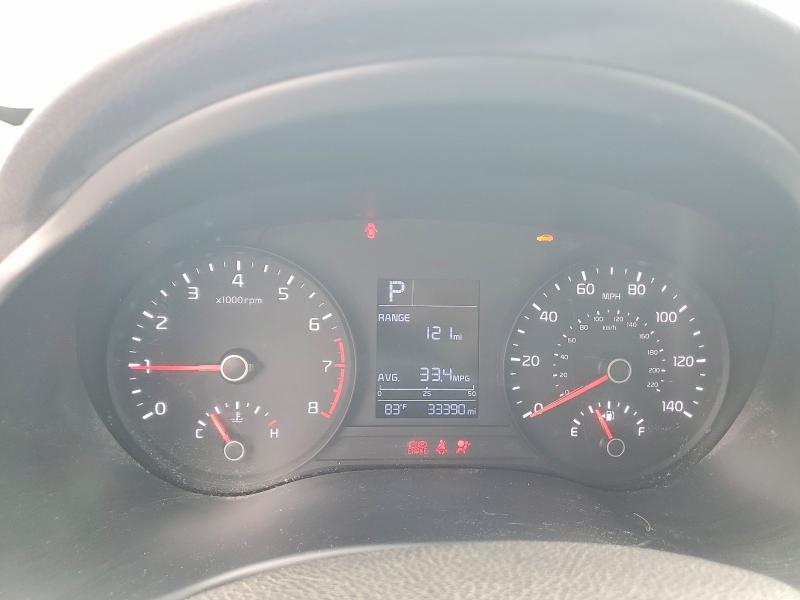 2020 Kia Rio VIN 3KPA24AD8LE273299 COPART salvage auction — FRONT END, Id - Salvage Certificate Of Title, sold $4,250 on 2026-07-02 (photo 9)