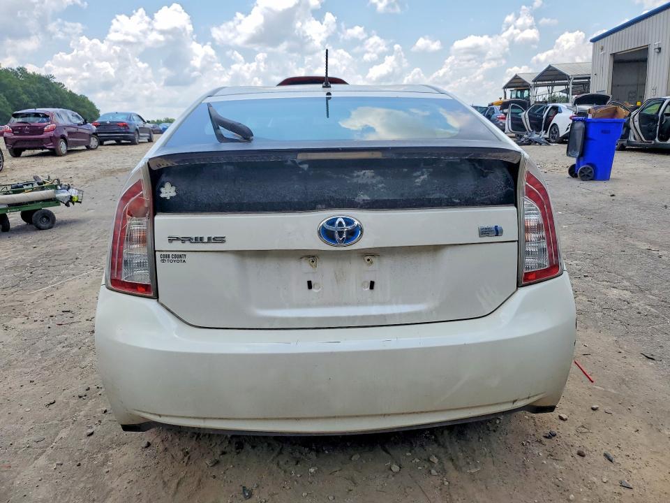 2014 Toyota Prius VIN JTDKN3DU0E0371840 COPART salvage auction — SIDE, Ga - Cert Of Title-Salvage, sold $1,950 on 2026-07-17 (photo 6)