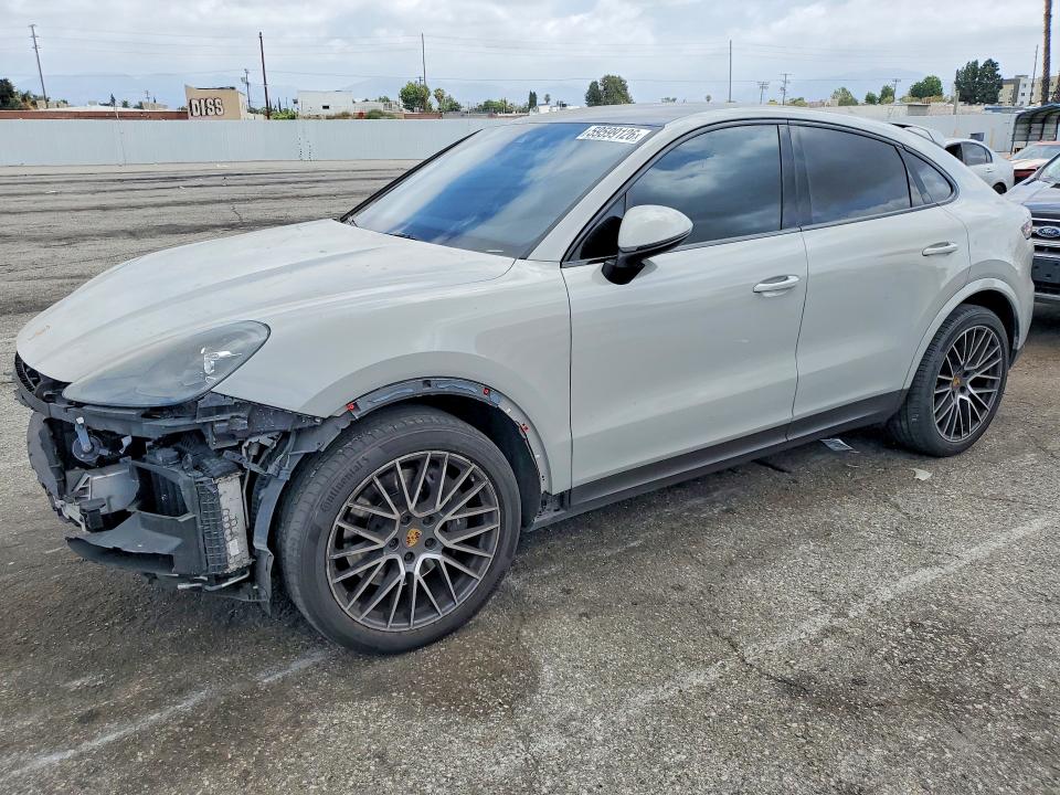 2023 Porsche Cayenne VIN WP1BA2AY7PDA27784 COPART salvage auction — FRONT END, Ca - Salvage Certificate, sold $40,000 on 2026-08-21 (photo 1)