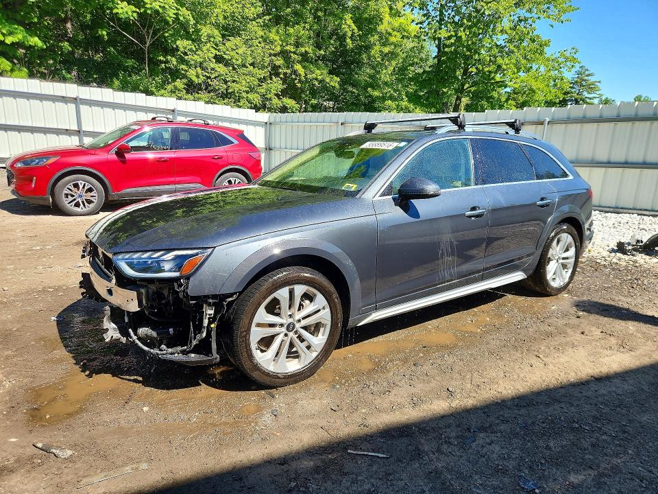 2023 Audi A4 VIN WA17AAF43PA009964 COPART salvage auction — FRONT END, Vt - Cert Of Title-Salvage Vehicle, sold $14,400 on 2026-07-13 (photo 1)