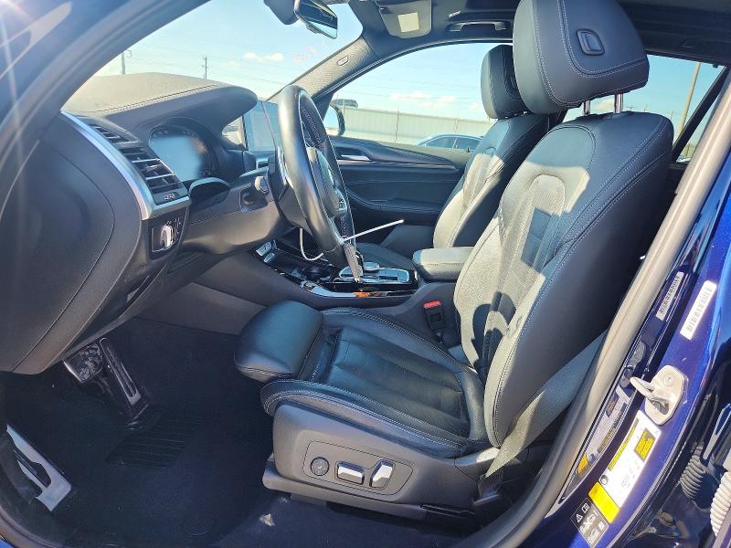 2022 BMW X3 VIN 5UX83DP0XN9M63191 COPART salvage auction — REAR END, Tx - Salvage Vehicle Title, sold $24,700 on 2026-07-31 (photo 7)