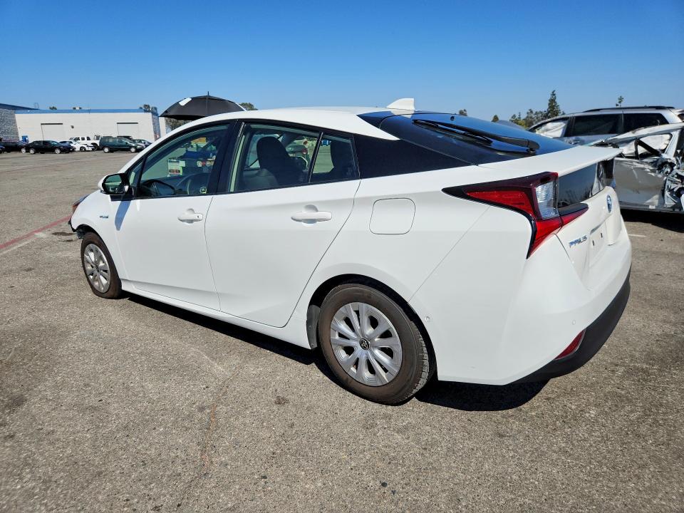 2022 Toyota Prius VIN JTDKAMFU9N3176820 COPART salvage auction — FRONT END, Ca - Salvage Certificate, sold $300 on 2026-07-21 (photo 2)
