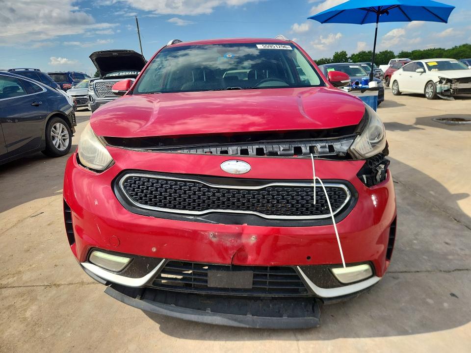 2017 Kia Niro VIN KNDCE3LC0H5029891 COPART salvage auction — FRONT END, Tx - Salvage Vehicle Title, sold $2,650 on 2026-07-16 (photo 5)
