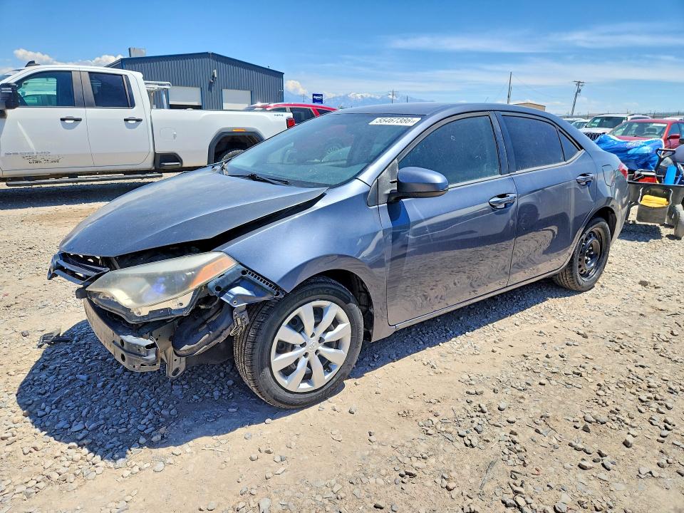 2015 Toyota VIN 5YFBURHE1FP318922 COPART salvage auction — FRONT END, Ut - Certificate Of Title, sold $2,250 on 2026-07-21 (photo 1)