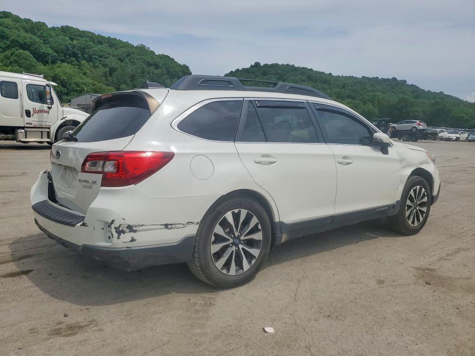 2017 Subaru Outback VIN 4S4BSANCXH3274548 COPART salvage auction — REAR END, Pa - Certificate Of Salvage, sold $1,400 on 2026-07-18 (photo 3)