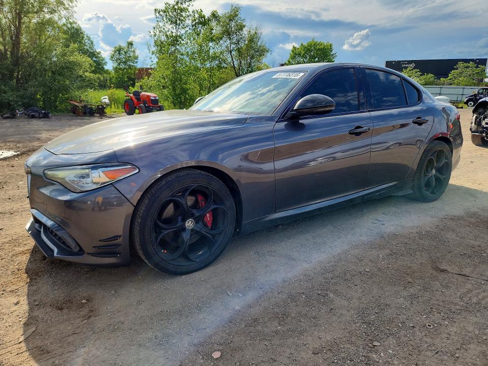 2017 Alfa romeo Giulia VIN ZARFAEEN0H7541714 COPART salvage auction — SIDE, Oh - Cert Of Title-Salvage, sold $775 on 2026-07-30 (photo 1)
