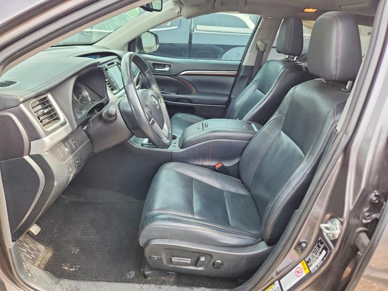 2015 Toyota Highlander VIN 5TDDKRFH2FS174364 COPART salvage auction — REAR END, Wi - Junked Vehicle Bill Of Sale, sold $4,250 on 2026-07-08 (photo 7)