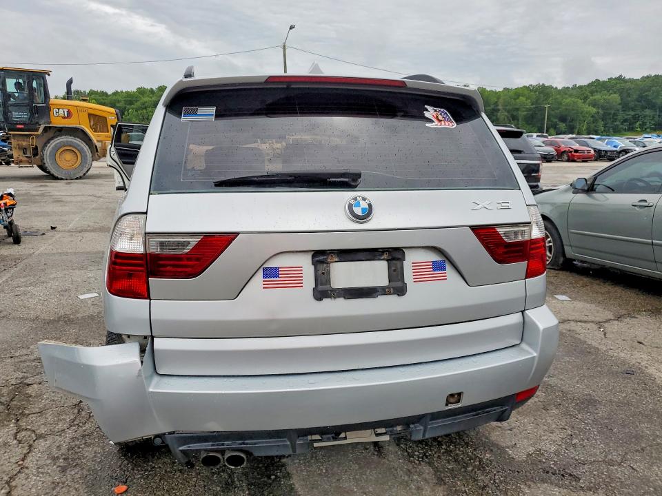 2007 BMW X3 VIN WBXPC93467WF04137 COPART salvage auction — REAR END, Ky - Certificate Of Title, sold $300 on 2026-07-02 (photo 6)