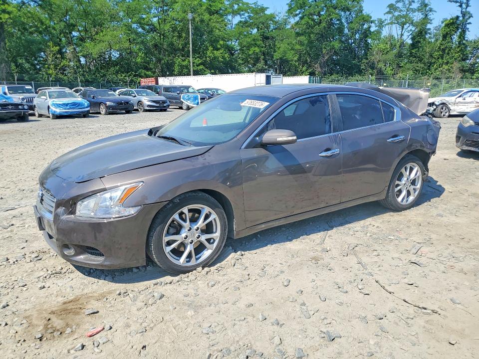 2012 Nissan Maxima VIN 1N4AA5AP9CC864967 — COPART salvage auction photo