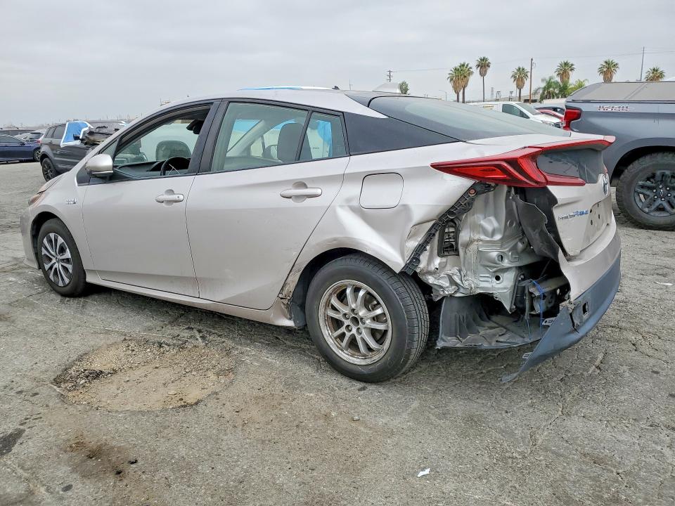 2021 Toyota Prius VIN JTDKAMFP4M3177690 COPART salvage auction — SIDE, CA - SALVAGE CERTIFICATE, sold $7,000 on 2026-07-16 (photo 2)