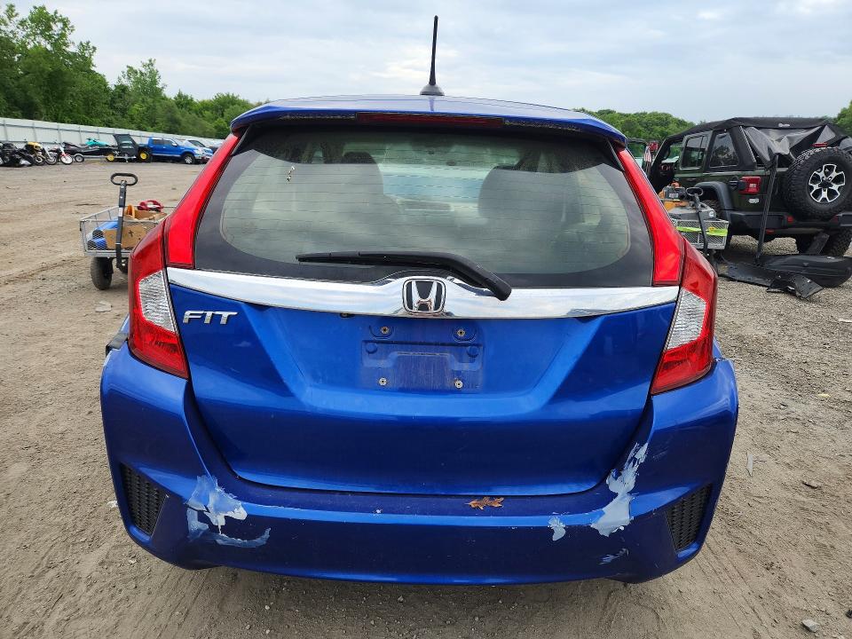 2017 Honda Fit VIN JHMGK5H95HS009168 COPART salvage auction — REAR END, Ma - Cert Of Title-Salvage, sold $2,150 on 2026-07-15 (photo 6)