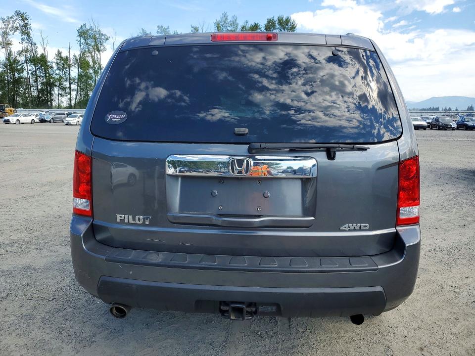 2011 Honda Pilot VIN 5FNYF4H59BB043541 COPART salvage auction — FRONT END, Wa - Bill Of Sale, sold $675 on 2026-07-09 (photo 6)