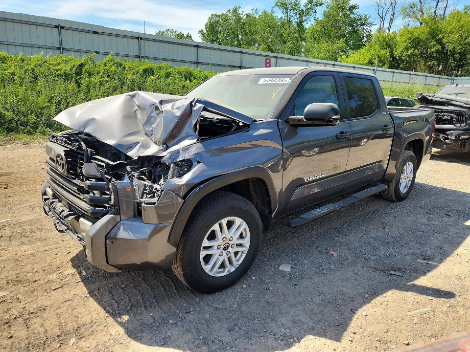 2024 Toyota Tundra VIN 5TFLA5DB9RX223628 COPART salvage auction — FRONT END, Mi - Certificate Of Title, sold $11,200 on 2026-07-22 (photo 1)