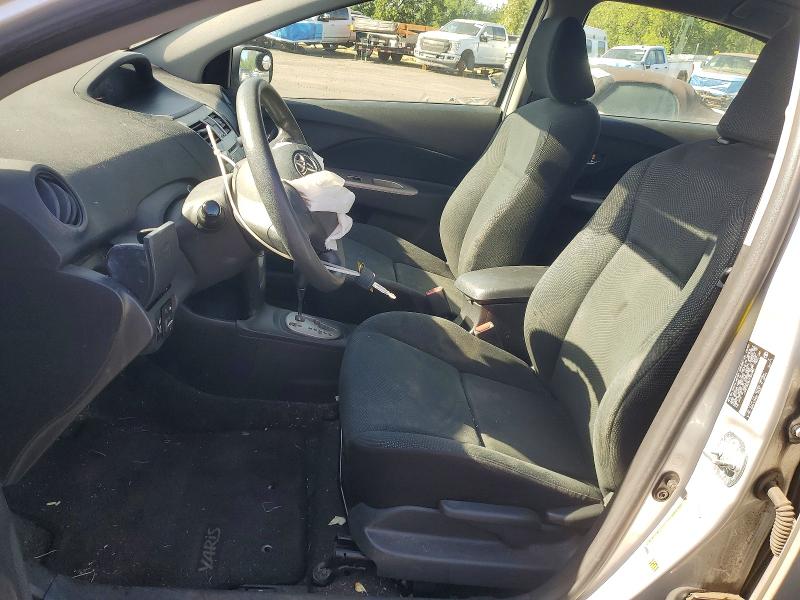 2010 Toyota Yaris VIN JTDBT4K36A1360982 COPART salvage auction — FRONT END, Or - Salvage Title Certificate, sold $125 on 2026-07-29 (photo 7)