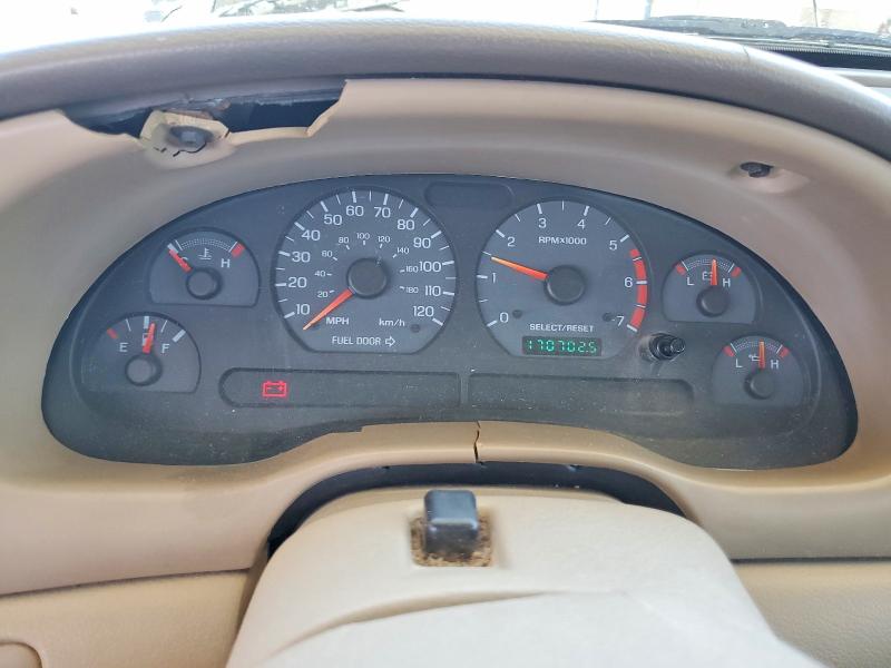 2000 Ford Mustang VIN 1FAFP4043YF164955 COPART salvage auction — FRONT END, Tx - Salvage Vehicle Title, sold $350 on 2026-07-10 (photo 9)