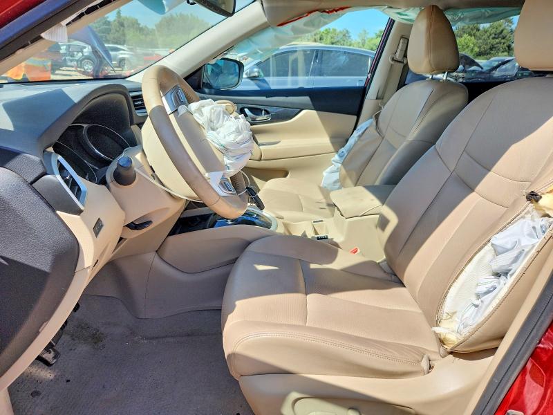 2015 Nissan Rogue VIN 5N1AT2MV2FC793012 COPART salvage auction — FRONT END, Il - Salvage Certificate, sold $1,850 on 2026-07-09 (photo 7)
