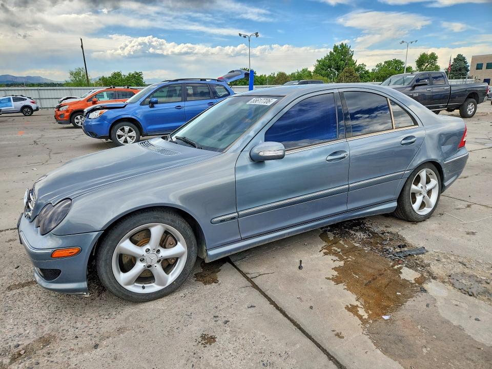 2006 Mercedes-benz C-klasse VIN WDBRF52H56F736796 COPART salvage auction — FRONT END, Co - Public - Salvage Title, sold $275 on 2026-08-03 (photo 1)