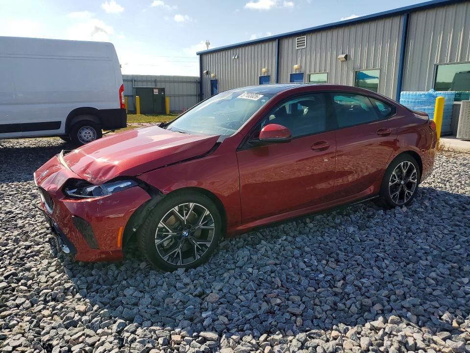 2025 BMW 2er VIN WBA23GG09S7T56081 COPART salvage auction — FRONT END, Fl - Cert Of Title Slvg Rebuildable, sold $6,700 on 2026-07-21 (photo 1)