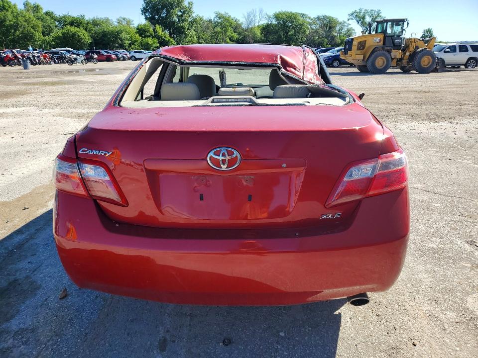 2007 Toyota Camry VIN JTNBE46K873052362 COPART salvage auction — ROOF, IA - CERT OF TITLE-SALVAGE TITLE, sold $775 on 2026-07-24 (photo 6)
