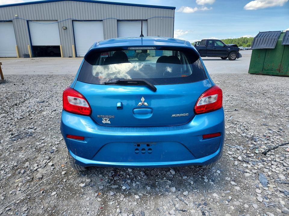 2019 Mitsubishi Mirage VIN ML32A3HJ3KH014292 COPART salvage auction — FRONT END, Il - Salvage Certificate, sold $1,050 on 2026-07-27 (photo 6)