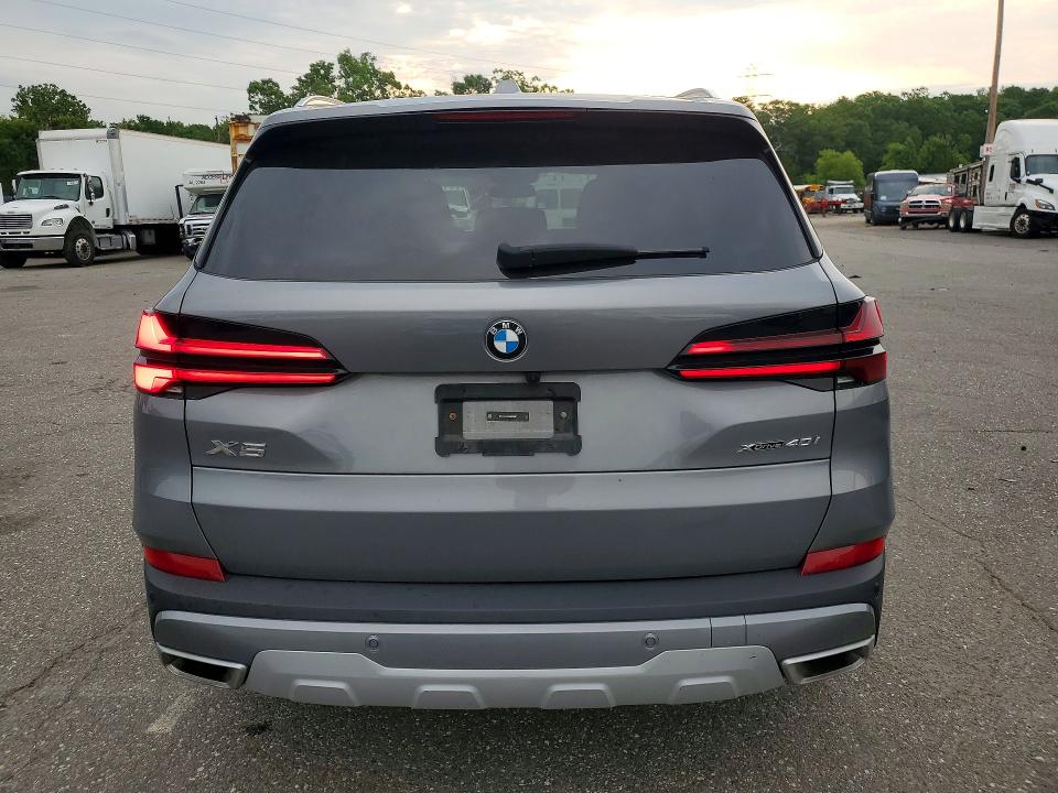 2025 BMW X5 VIN 5UX23EU00S9Z25687 COPART salvage auction — SIDE, Ct - Clean Title, sold $39,250 on 2026-07-13 (photo 6)