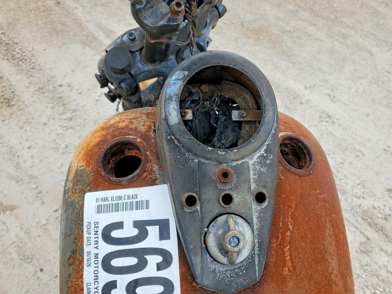 2001 Harley-davidson Xl1200 VIN 1HD1CGP191K146338 COPART salvage auction — BURN, TX - NONREPAIRABLE TITLE (P), sold $50 on 2026-09-11 (photo 7)