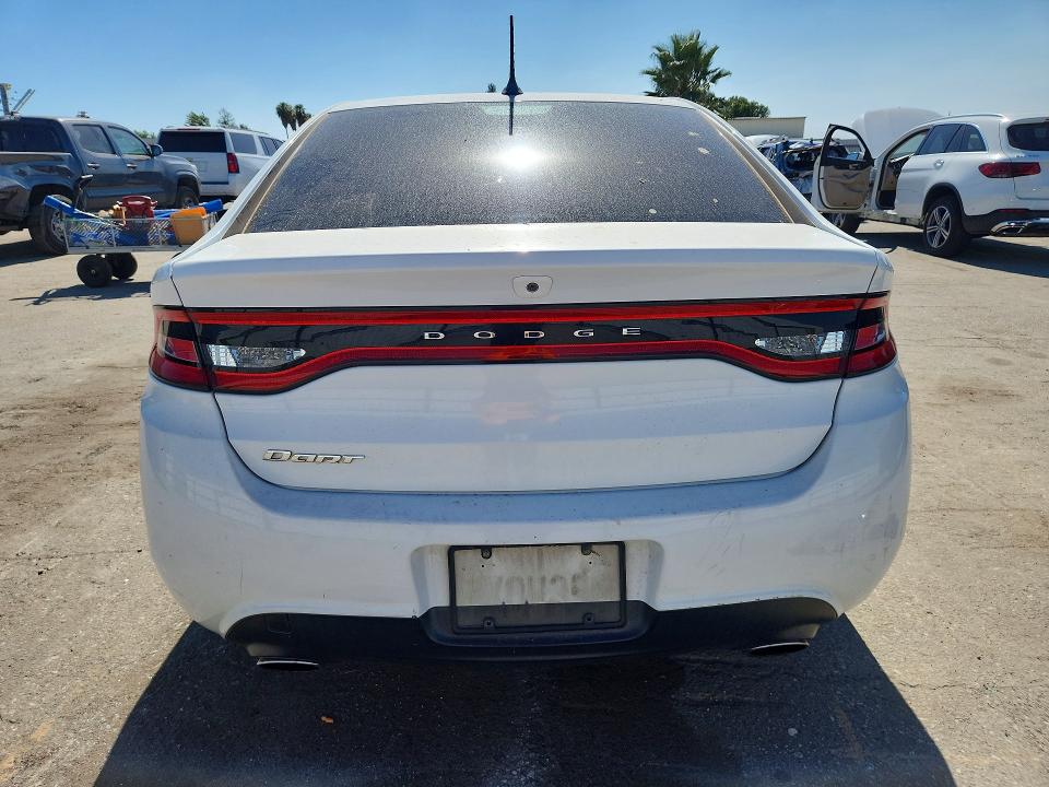2016 Dodge Dart VIN 1C3CDFBBXGD578746 COPART salvage auction — FRONT END, Ca - Salvage Certificate, sold $225 on 2026-07-10 (photo 6)