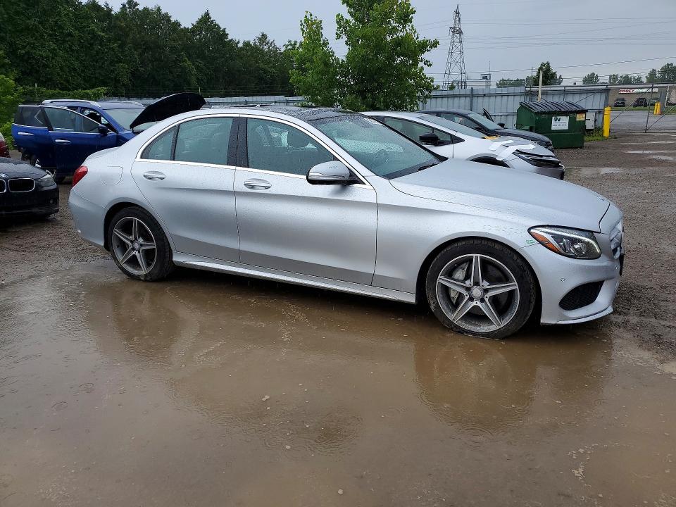 2015 Mercedes-benz C class VIN 55SWF4KB7FU028241 COPART salvage auction — ROOF, On - Permit No Brand - Unfit, sold $6,000 on 2026-07-09 (photo 4)