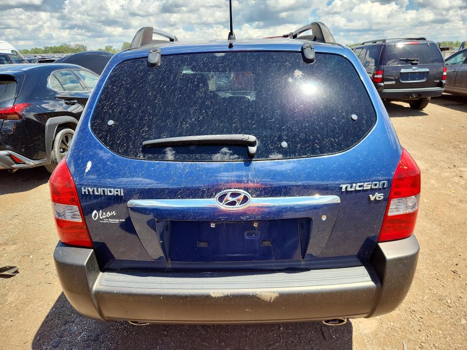 2005 Hyundai Tucson VIN KM8JN12D25U080151 COPART salvage auction — FRONT END, Il - Salvage Certificate, sold $350 on 2026-07-21 (photo 6)