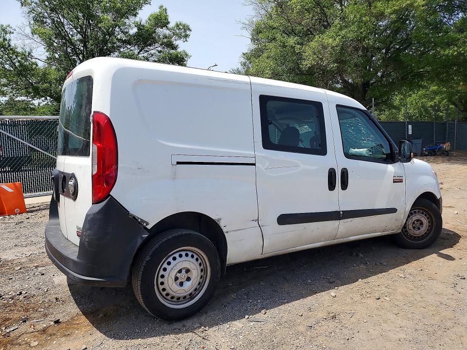 2017 Ram Promaster city VIN ZFBERFAB5H6G42985 COPART salvage auction — FRONT END, Md - Cert Of Salvage > 75% Damage, sold $1,000 on 2026-08-12 (photo 3)