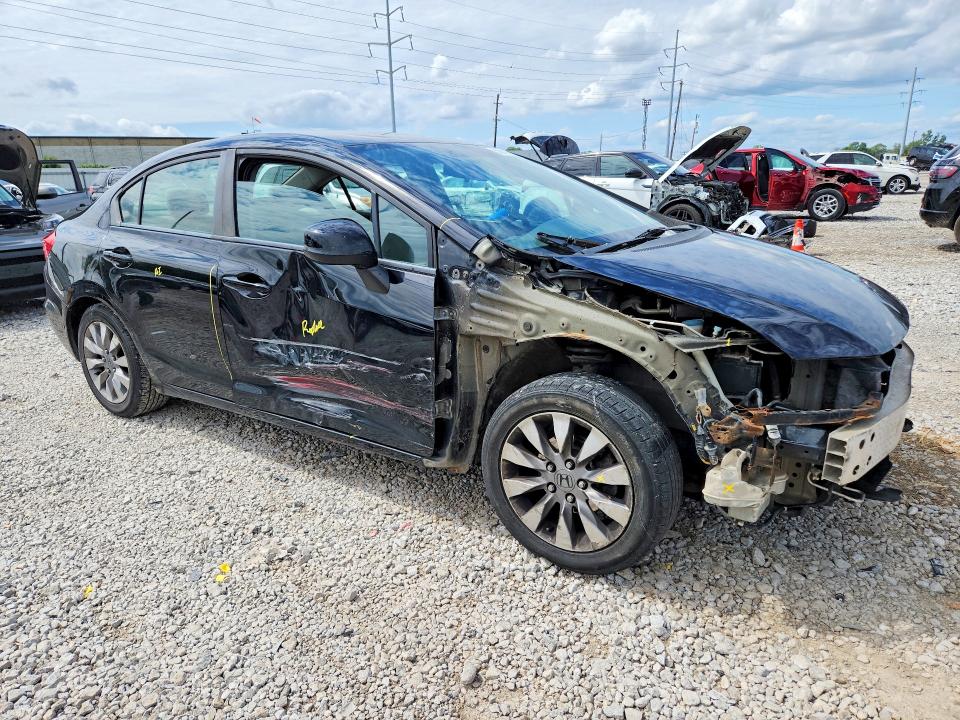 2012 Honda Civic VIN 19XFB2F56CE070892 COPART salvage auction — FRONT END, OH - CERT OF TITLE-SALVAGE, sold $325 on 2026-07-02 (photo 4)
