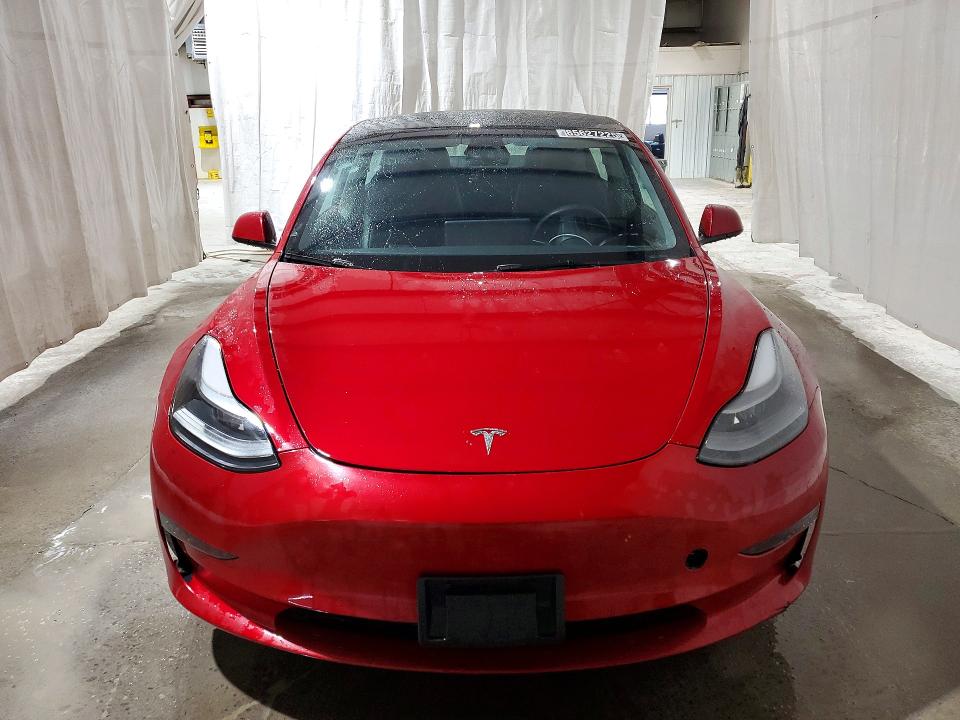 2022 Tesla Model 3 VIN 5YJ3E1EAXNF190761 COPART salvage auction — FRONT END, Fl - Certificate Of Title, sold $9,100 on 2026-07-08 (photo 5)