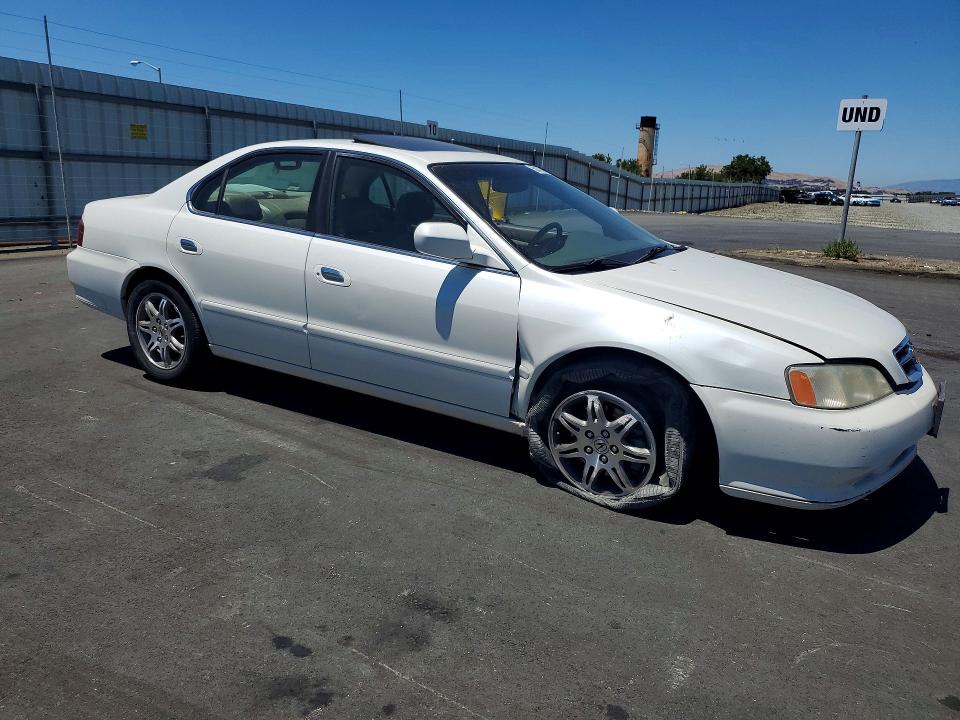 2000 Acura Tl VIN 19UUA566XYA025146 COPART salvage auction — FRONT END, CA - SALVAGE CERTIFICATE, sold $225 on 2026-08-03 (photo 4)