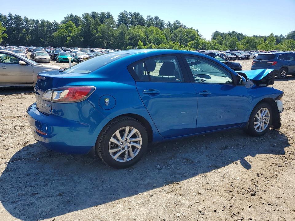 2012 Mazda 3 VIN JM1BL1V8XC1647783 COPART salvage auction — FRONT END, Ma - Cert Of Title-Reconstrctd Coll, sold $400 on 2026-07-13 (photo 3)