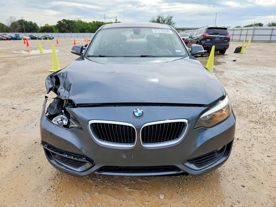 2014 BMW 2er VIN WBA1F5C55EVV99167 COPART salvage auction — FRONT END, Tx - Salvage Vehicle Title, sold $1,300 on 2026-07-23 (photo 5)
