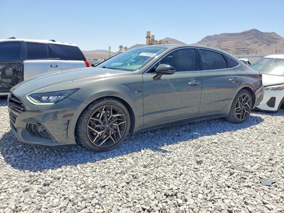 2021 Hyundai Sonata VIN 5NPEK4JC3MH127463 COPART salvage auction — REAR END, Nv - Salvage Title, sold $8,200 on 2026-07-20 (photo 1)