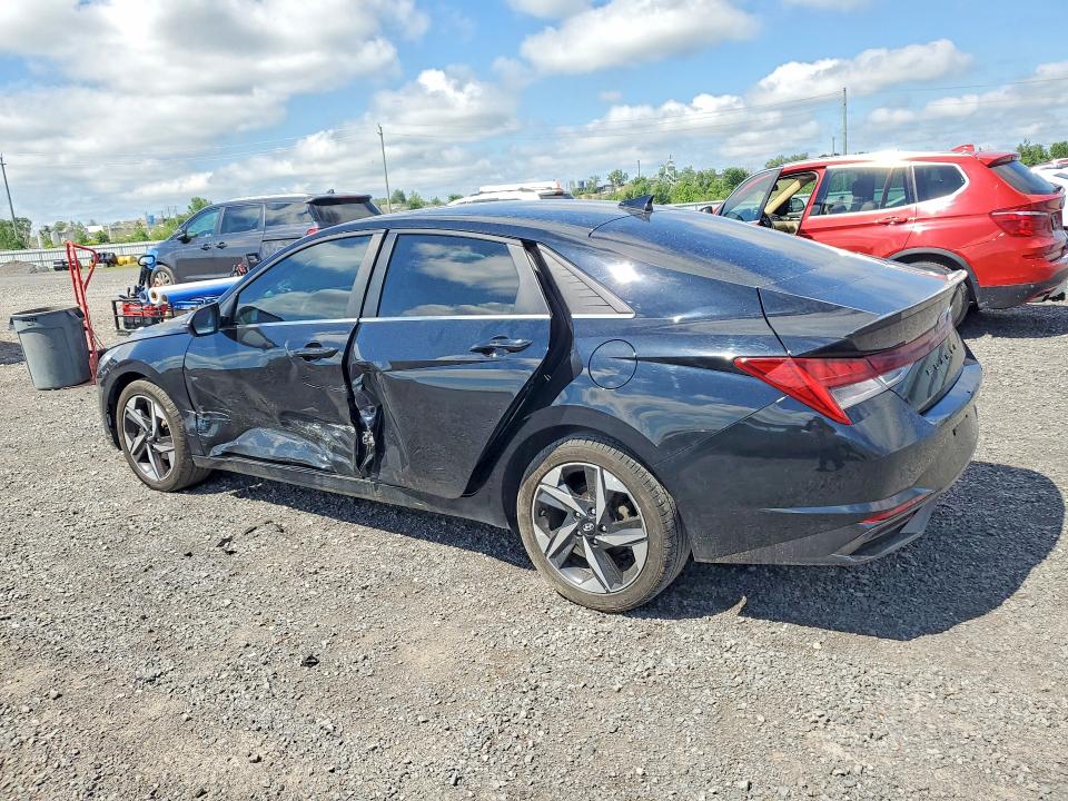 2021 Hyundai Elantra VIN KMHLN4AG1MU097396 COPART salvage auction — SIDE, On - Permit Salvage, sold $6,000 on 2026-07-09 (photo 2)