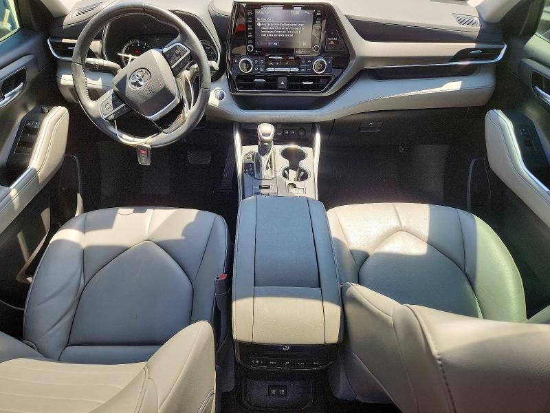2021 Toyota Highlander VIN 5TDGZRBH2MS152554 COPART salvage auction — REAR END, Ky - Cert Of Title-Salvage, sold $275 on 2026-07-23 (photo 8)