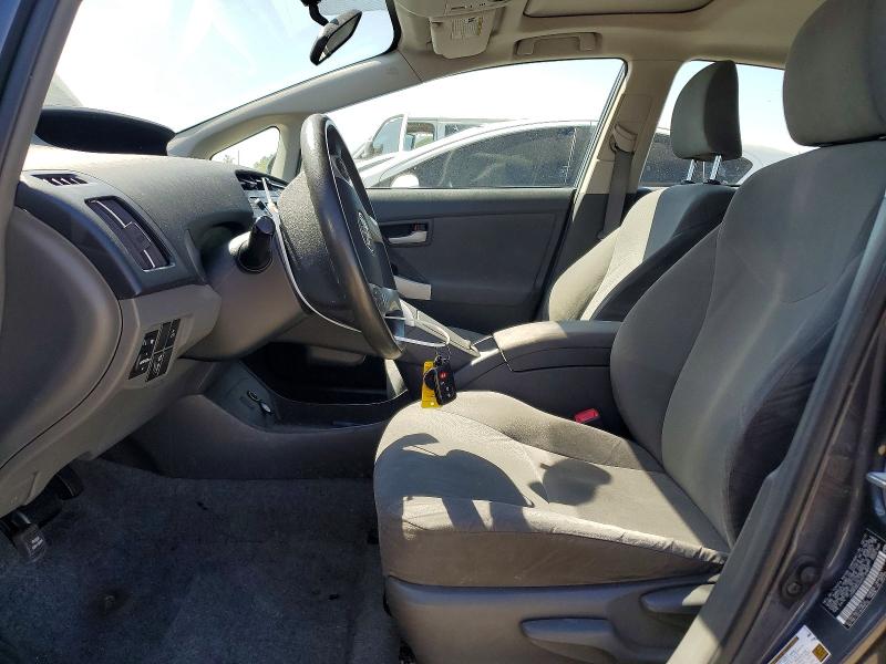 2010 Toyota Prius VIN JTDKN3DU0A5124847 COPART salvage auction — REAR END, Ca - Salvage Certificate, sold $875 on 2026-07-14 (photo 7)