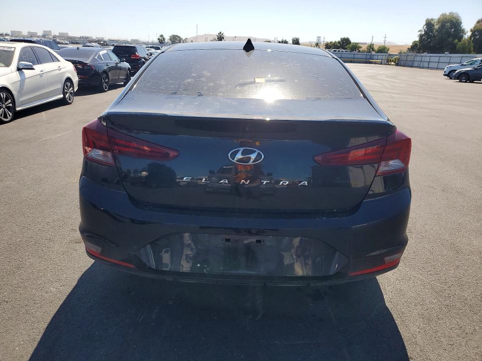 2019 Hyundai Elantra VIN KMHD84LF5KU782613 COPART salvage auction — VANDALISM, CA - SALVAGE CERTIFICATE, sold $2,000 on 2026-07-27 (photo 6)