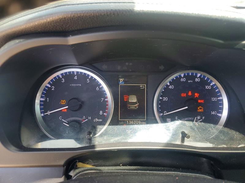 2017 Toyota Highlander VIN 5TDZZRFH5HS190496 COPART salvage auction — FRONT END, Tx - Salvage Vehicle Title, sold $3,650 on 2026-07-02 (photo 9)