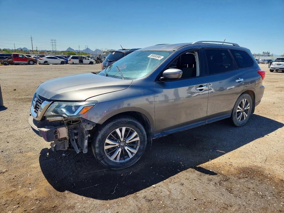 2017 Nissan Pathfinder VIN 5N1DR2MN6HC901985 COPART salvage auction — FRONT END, Az - Certificate Of Title, sold $450 on 2026-07-10 (photo 1)