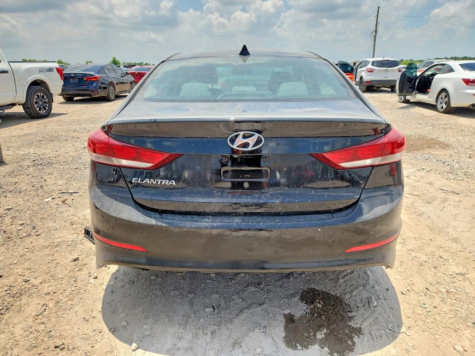 2018 Hyundai Elantra VIN 5NPD84LF9JH393969 COPART salvage auction — FRONT END, TX - SALVAGE VEHICLE TITLE, sold $1,600 on 2026-07-02 (photo 6)