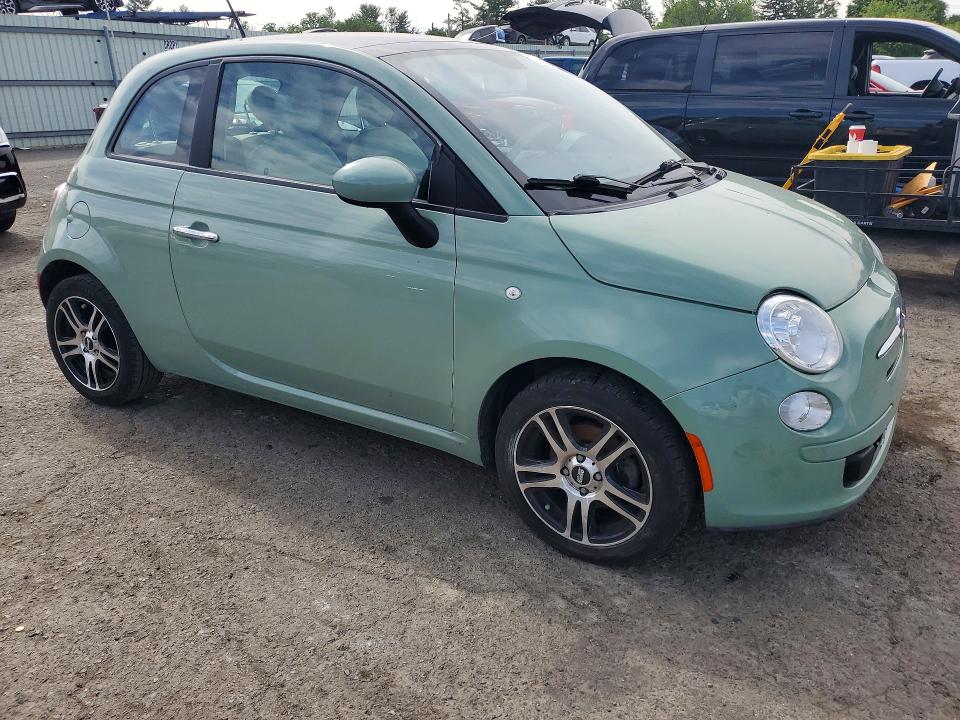 2012 Fiat 500 VIN 3C3CFFAR8CT344229 COPART salvage auction — REAR END, Pa - Cert Of Salv-R=Reconstructed, sold $475 on 2026-07-02 (photo 4)
