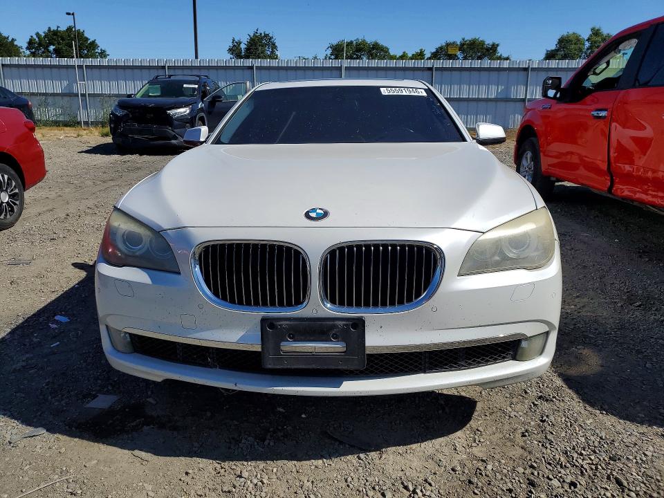 2011 BMW 7 series VIN WBAKB4C52BC574261 COPART salvage auction — VANDALISM, CA - SALVAGE CERTIFICATE, sold $100 on 2026-07-07 (photo 5)