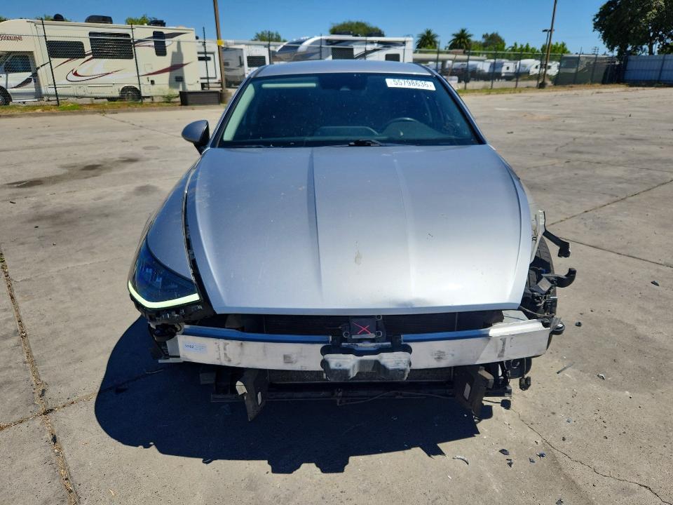 2020 Hyundai Sonata VIN 5NPEL4JA5LH057250 COPART salvage auction — FRONT END, Ca - Salvage Certificate, sold $1,600 on 2026-07-27 (photo 5)