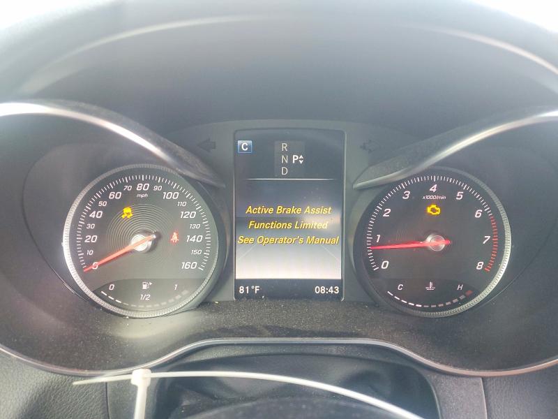 2018 Mercedes-benz Glc VIN WDC0J4KB9JF420495 COPART salvage auction — WATER/FLOOD, Tn - Salvage Cert-Water Damage, sold $875 on 2026-07-21 (photo 9)